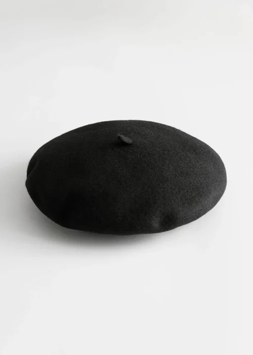 Fashion Uld Baret Kvinder Matchende Sæt