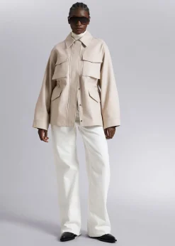 Cheap Utility Jakke Kvinder Frakker & Jakker