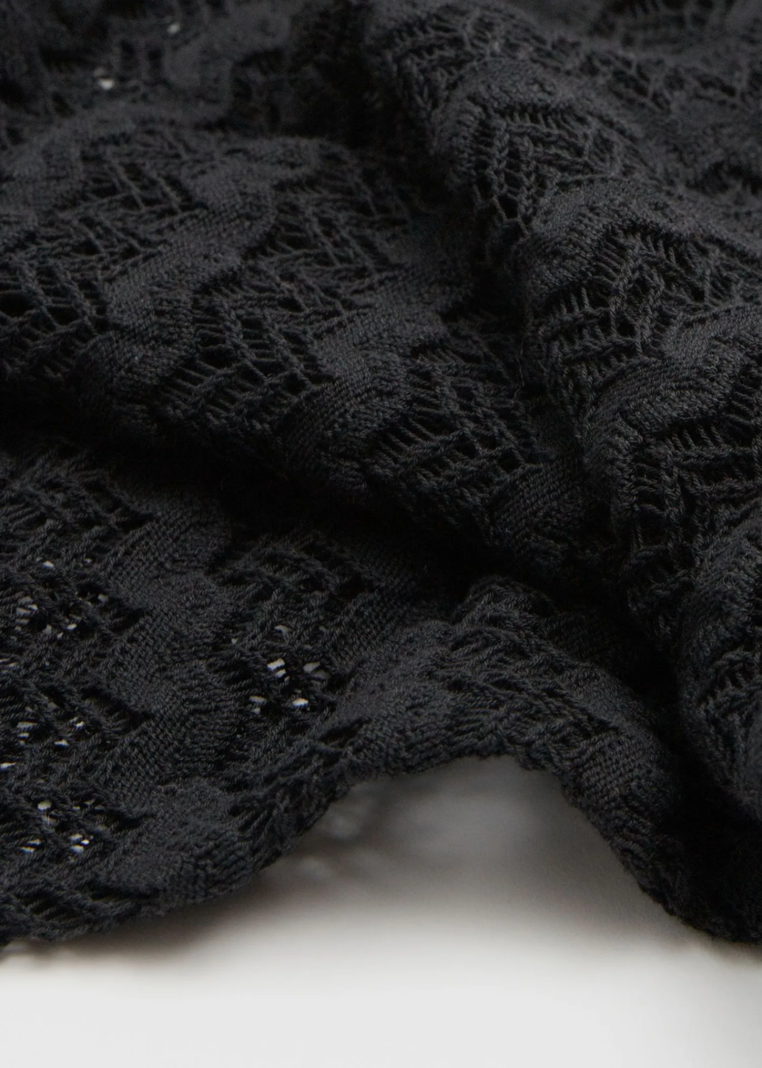 Fashion Aben Tie-Back Pointelle Strikkjole Kvinder Kjoler