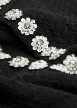 Hot Aermelos Rhinestone-Minikjole Kvinder Kjoler