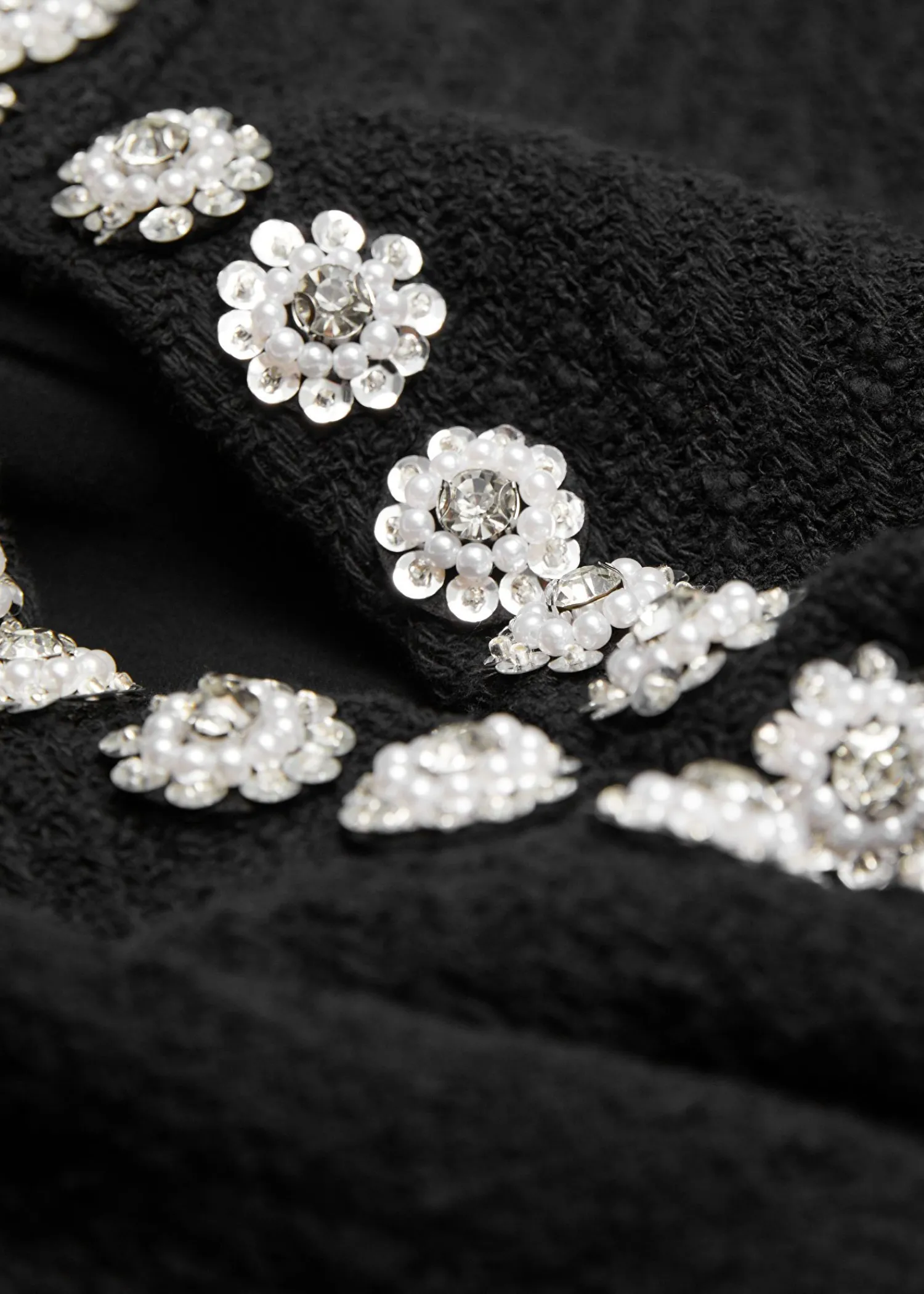 Hot Aermelos Rhinestone-Minikjole Kvinder Kjoler