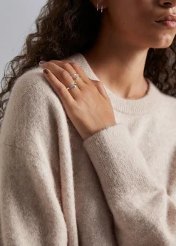 Outlet Afslappet Alpaka Striktroje Kvinder Strik