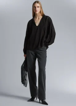 Best Sale Afslappet Broderibluse Kvinder Bluser Og Skjorter