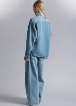 Shop Afslappet Denimskjorte Kvinder Denim