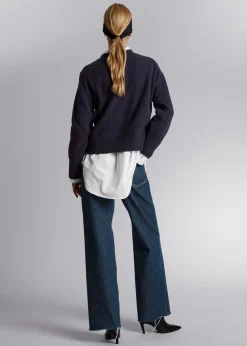 Fashion Afslappet Striktroje Kvinder Strik