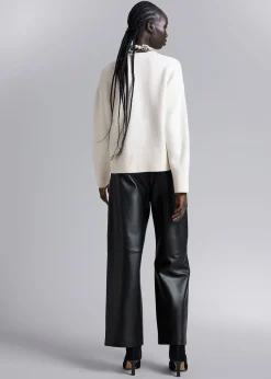 Discount Afslappet Striktroje Kvinder Strik