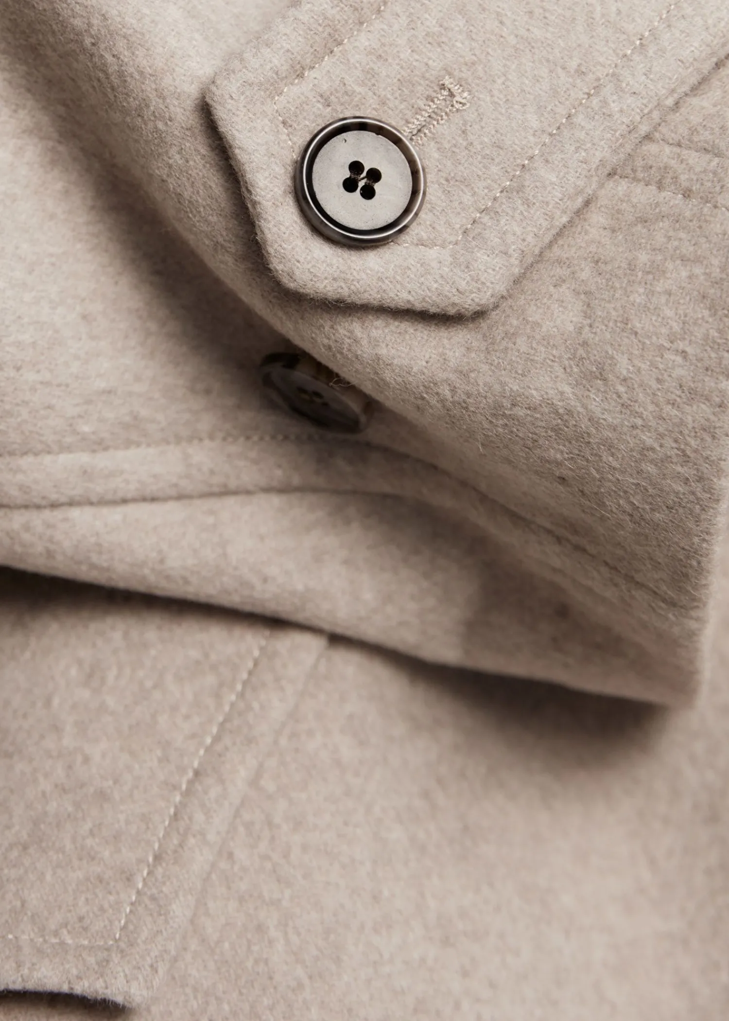 New Afslappet Uldfrakke Med Baelte Kvinder Frakker & Jakker