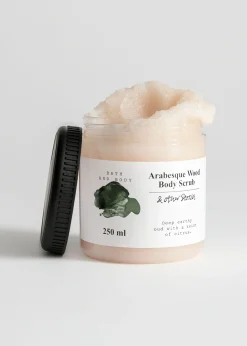 Clearance Arabesque Wood Body Scrub Kvinder Bad & Krop