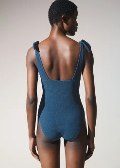 Cheap Badedragt Med Slojfedetaljer Kvinder Badetøj