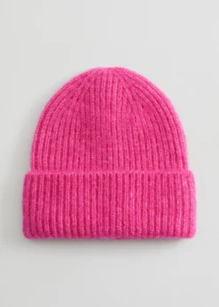 Shop Beanie Af Uldblanding Kvinder Hovedbeklædning