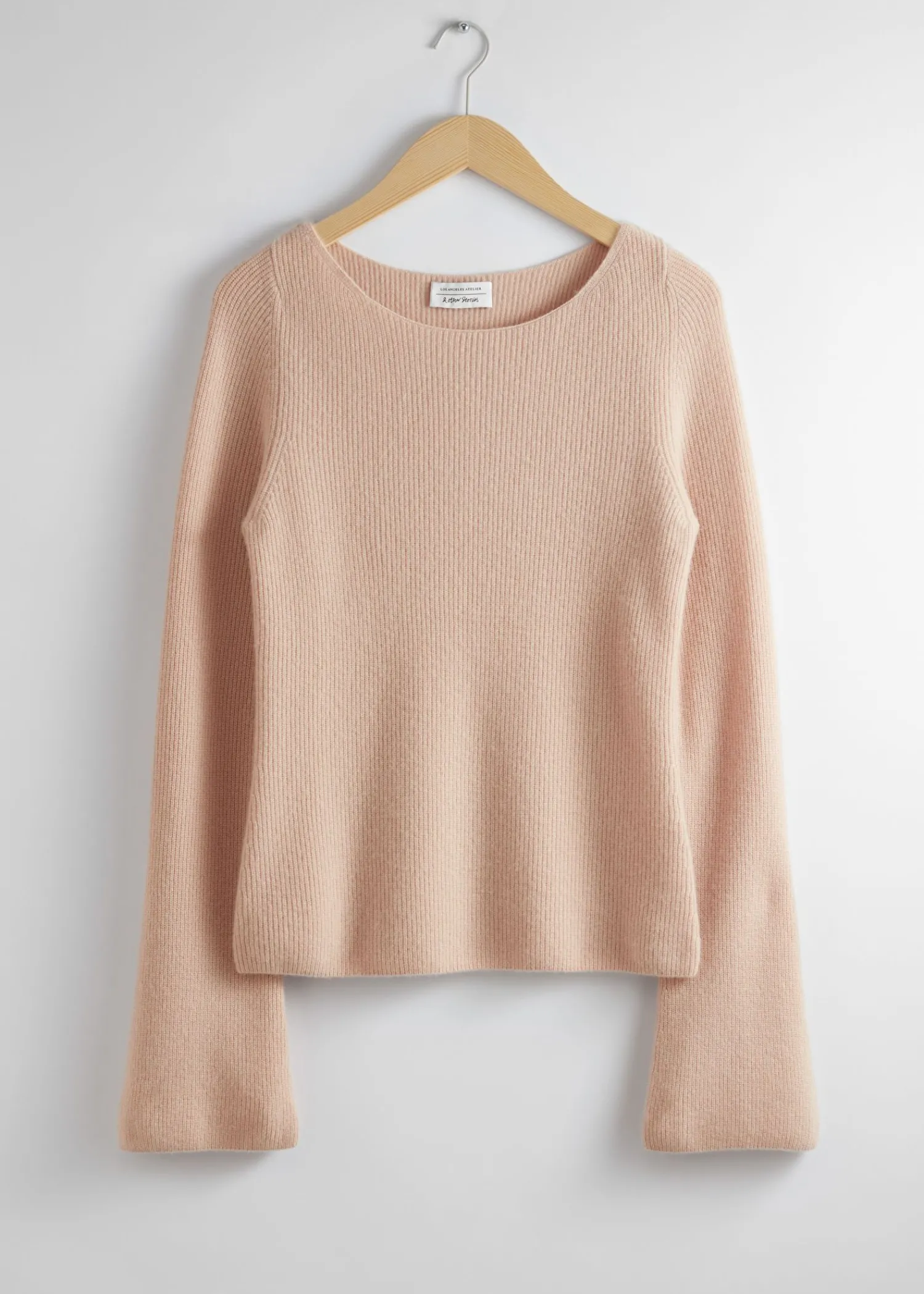Best Bell Sleeve Cashmere Jumper Kvinder Strik