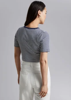 Hot Beskaret T-Shirt Kvinder Toppe