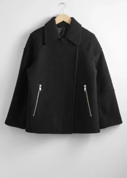 Shop Biker Uldjakke Kvinder Frakker & Jakker