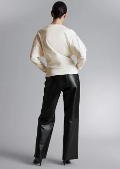 New Blomsterapplique Top Kvinder Toppe