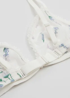 Fashion Blomsterbroderet Blod Bh Kvinder Bh'Er