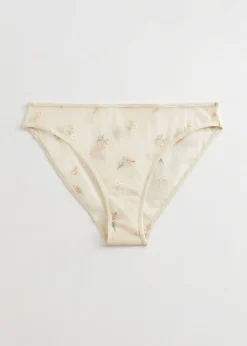 Online Blomsterbroderitrusser Kvinder Underdele