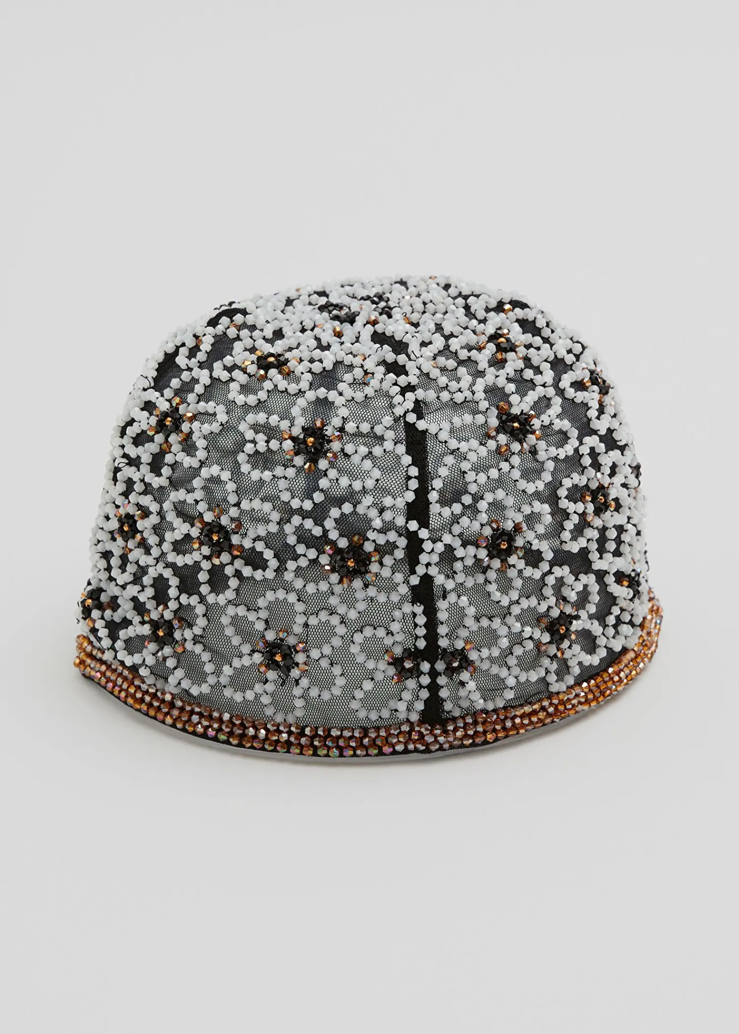 New Blomsterkugle Med Perler Kvinder Hovedbeklædning