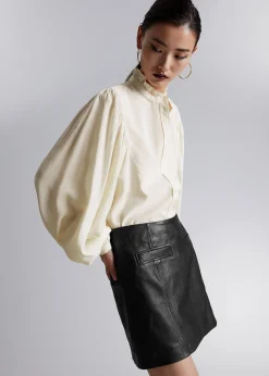 Shop Bluse Med Flaesekrave Kvinder Bluser Og Skjorter