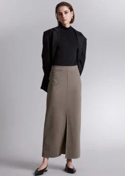 Hot Blyant Maxi-Nederdel Kvinder Nederdele