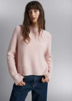 Sale Boxy Cashmere Jumper Kvinder Kashmir