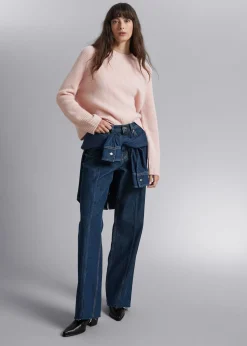 Sale Boxy Cashmere Jumper Kvinder Kashmir