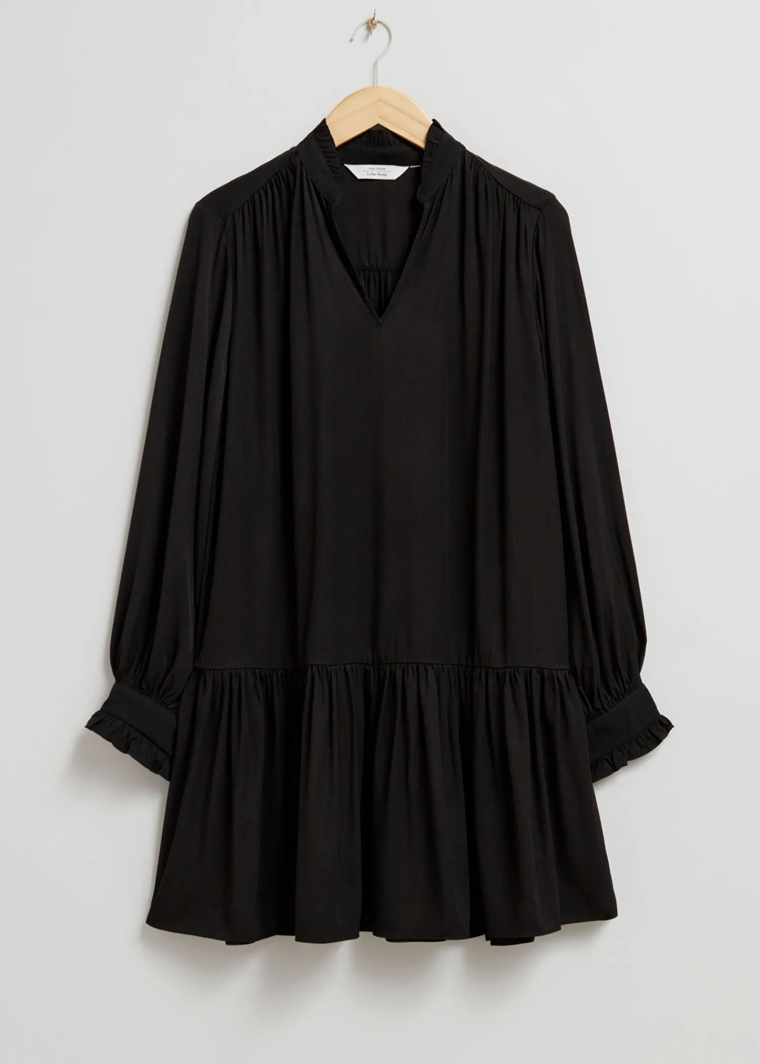 Flash Sale Bred Pjusket Minikjole Kvinder Kjoler