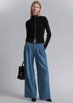 Store Brede Baggy Jeans Kvinder Denim