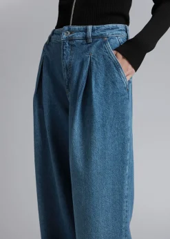 Store Brede Baggy Jeans Kvinder Denim