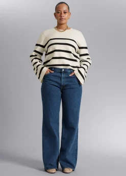 Store Brede Jeans Kvinder Jeans