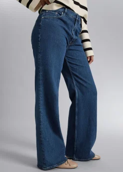 Store Brede Jeans Kvinder Jeans