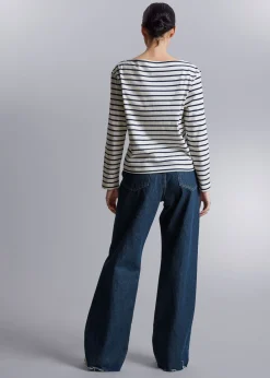 Best Breton Stribet Top Kvinder Toppe