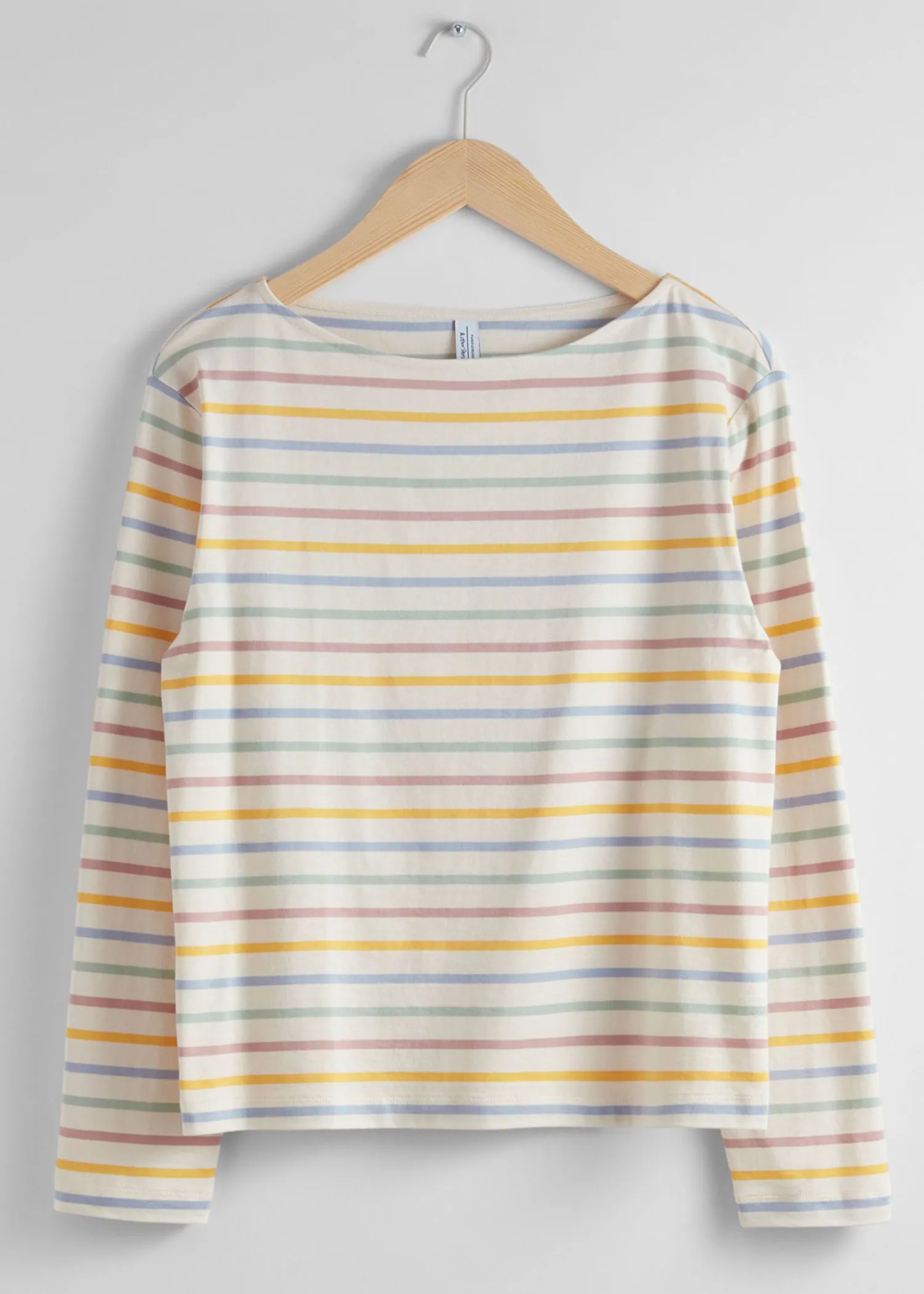 Hot Breton Stribet Top Kvinder Denim