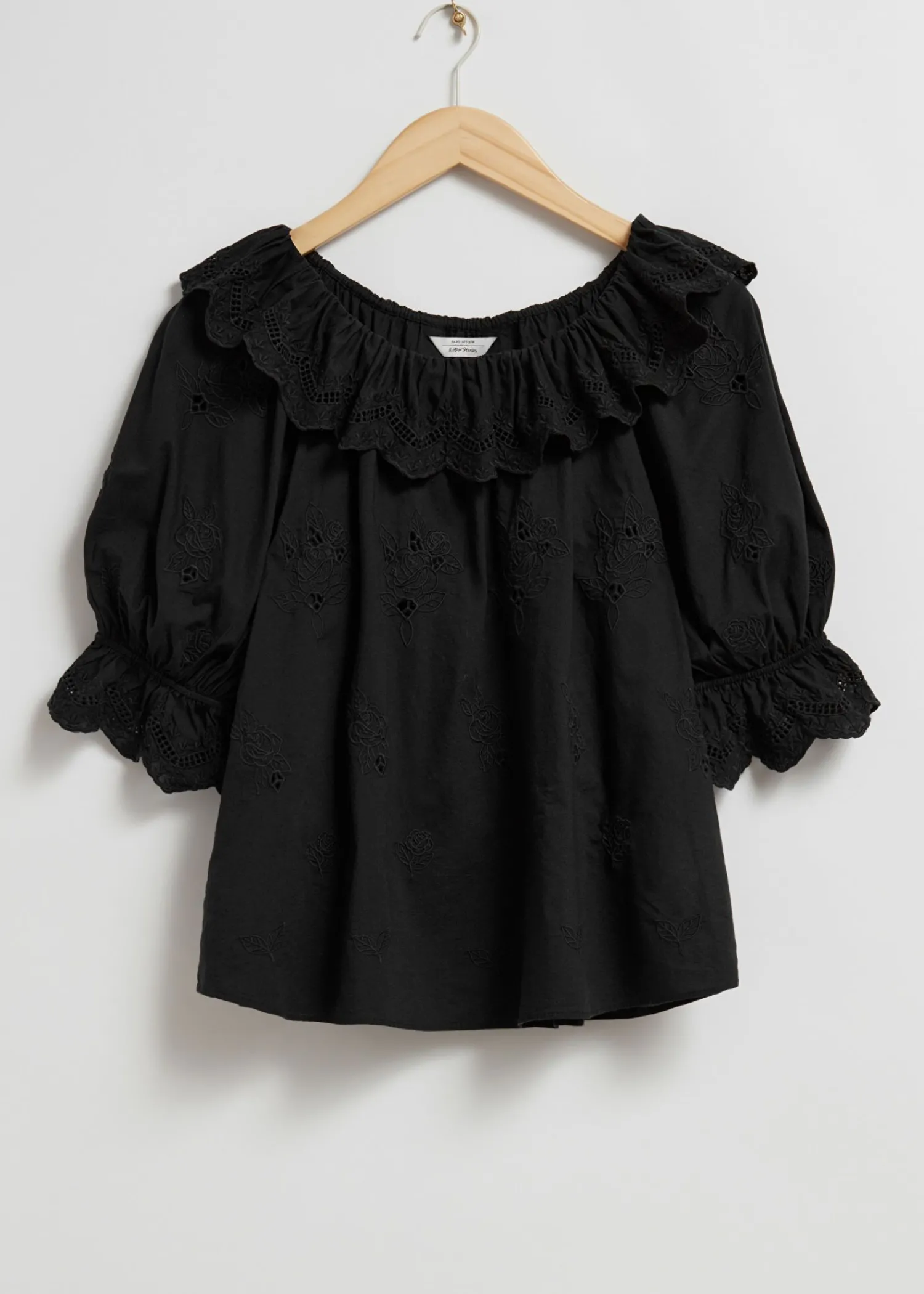 New Broderet Bluse Kvinder Bluser Og Skjorter