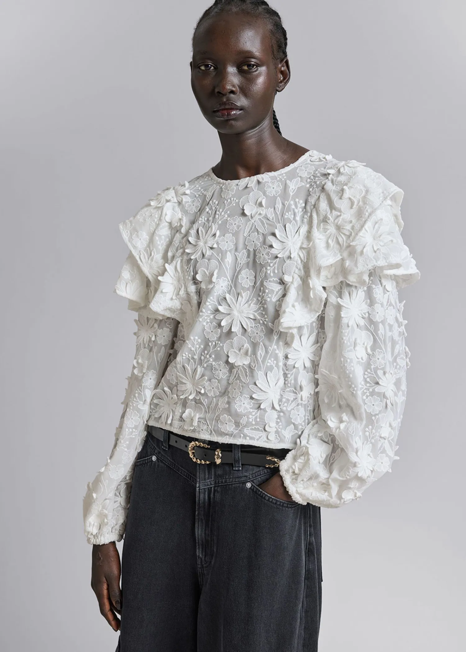 Cheap Broderet Flaesebluse Kvinder Bluser Og Skjorter