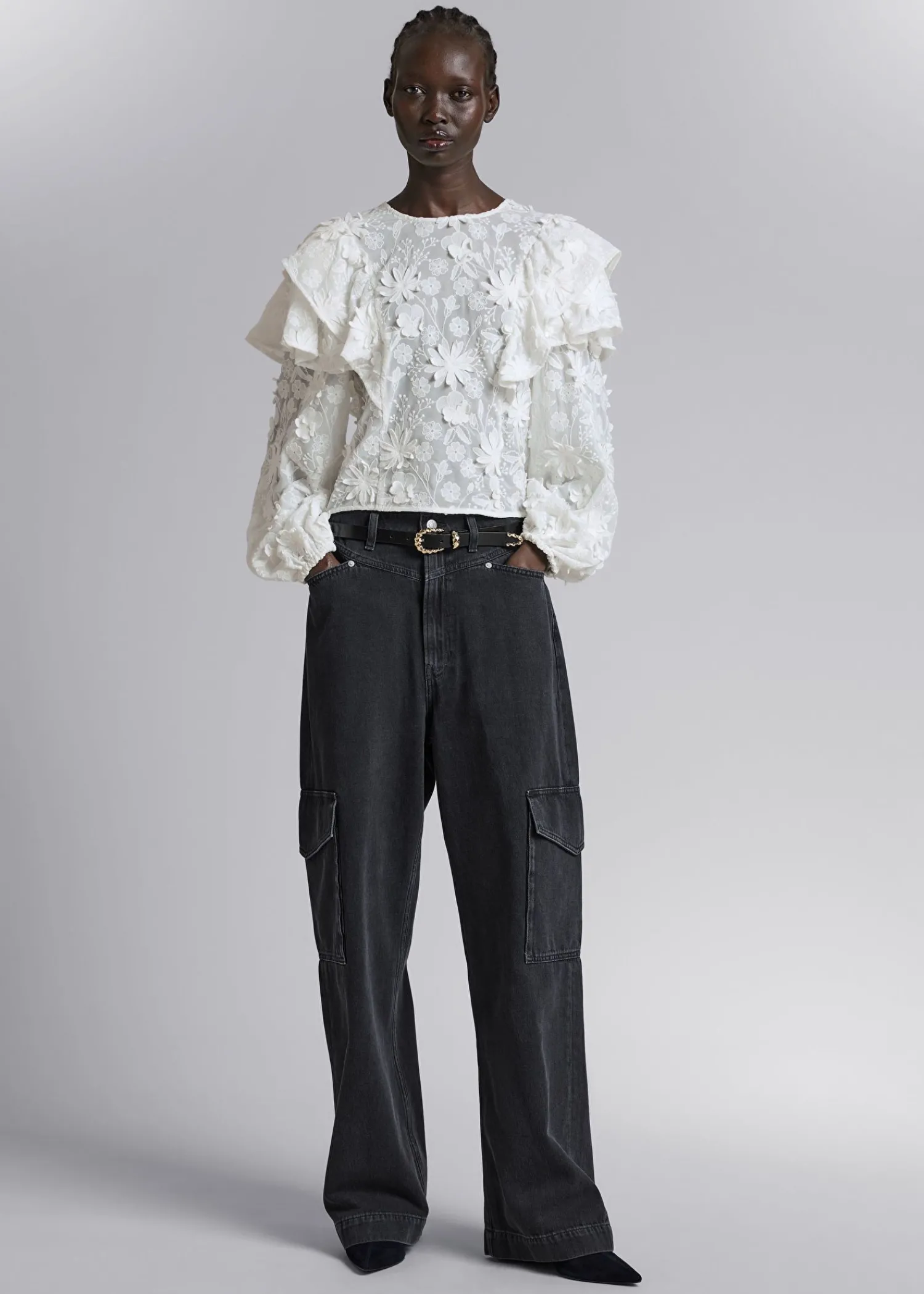 Cheap Broderet Flaesebluse Kvinder Bluser Og Skjorter