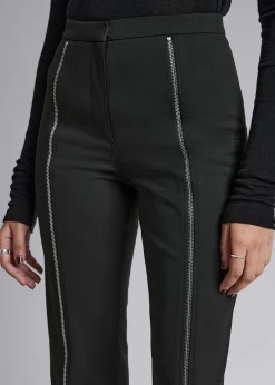 Fashion Bukser Med Lynlas Kvinder Bukser