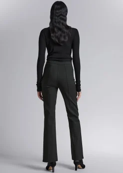 Fashion Bukser Med Lynlas Kvinder Bukser