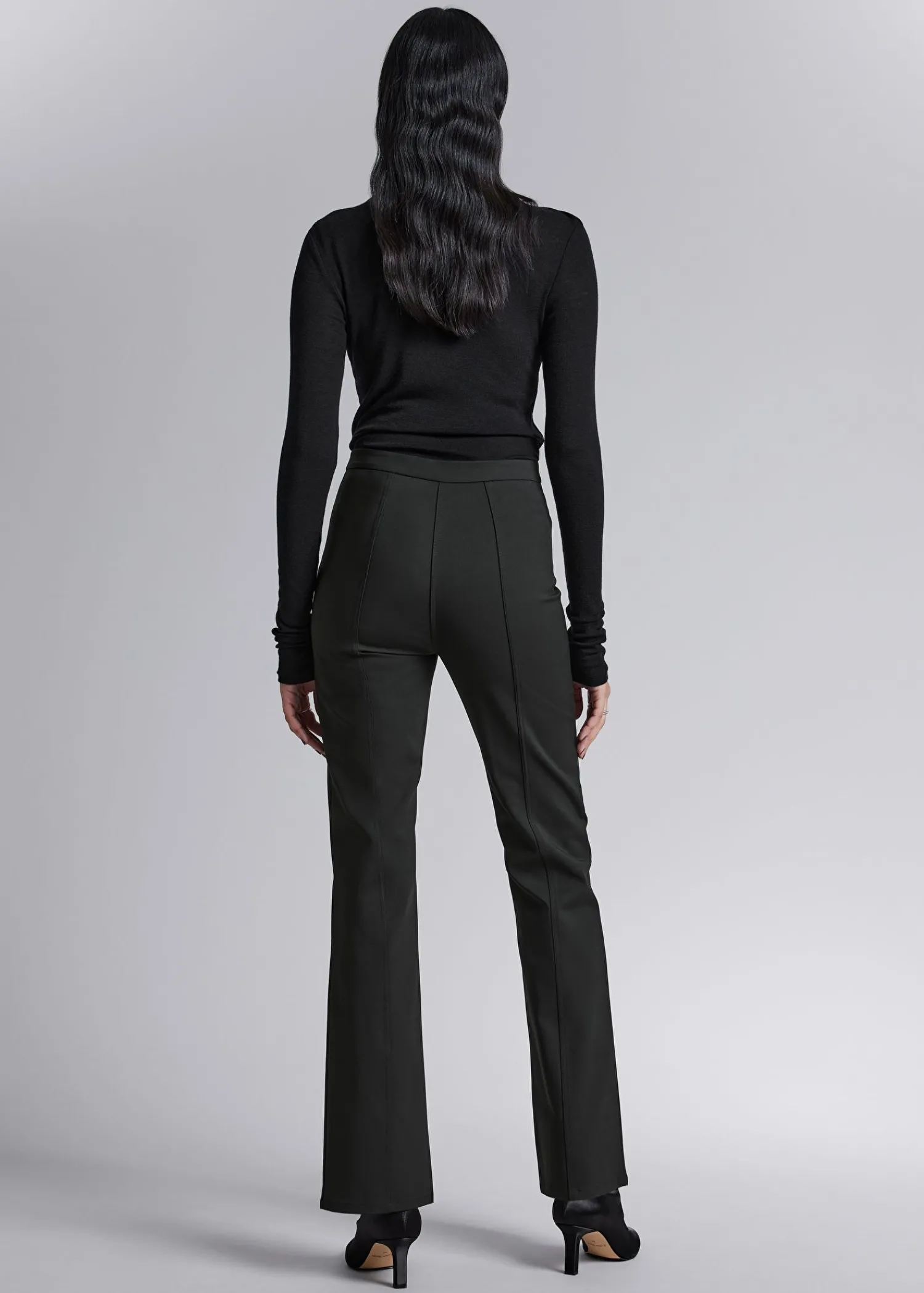 Fashion Bukser Med Lynlas Kvinder Bukser