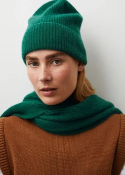 Best Cashmere Beanie Kvinder Matchende Sæt