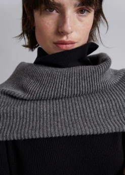 Online Cashmere Rullekrave Sweater Kvinder Kashmir