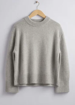 Store Cashmere-Blend Striktroje Kvinder Kashmir