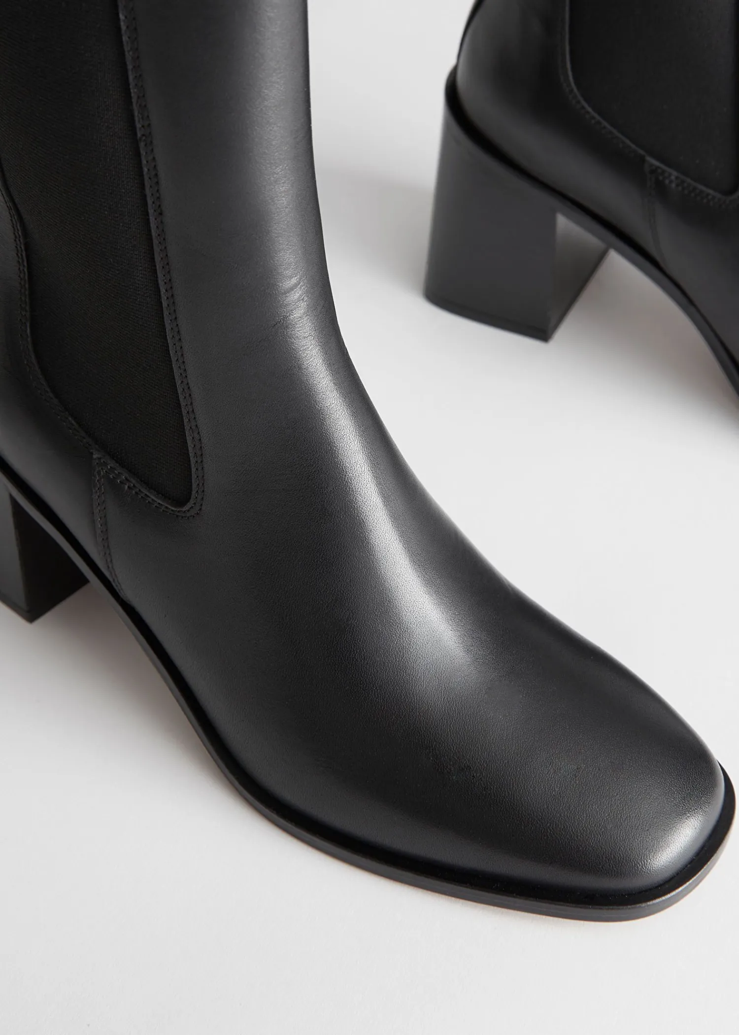 Online Chelsea-Støvler I Laeder Med Haele Kvinder Støvler