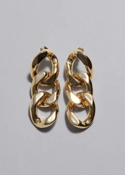 New Chunky Drop Chain Oreringe Kvinder Oreringe