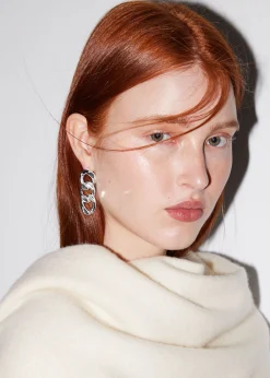 Shop Chunky Drop Chain Oreringe Kvinder Oreringe