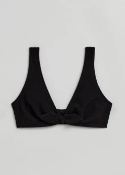 Cheap Crepe Knot Tie Bikinitop Kvinder Bikinier