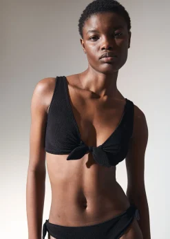 Cheap Crepe Knot Tie Bikinitop Kvinder Bikinier