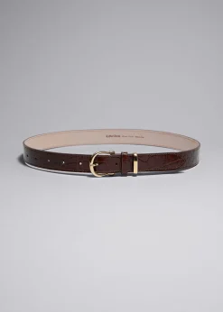 New Croco Laederbaelte Kvinder Bælter