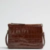 Clearance Croco Laedertaske Kvinder Tasker
