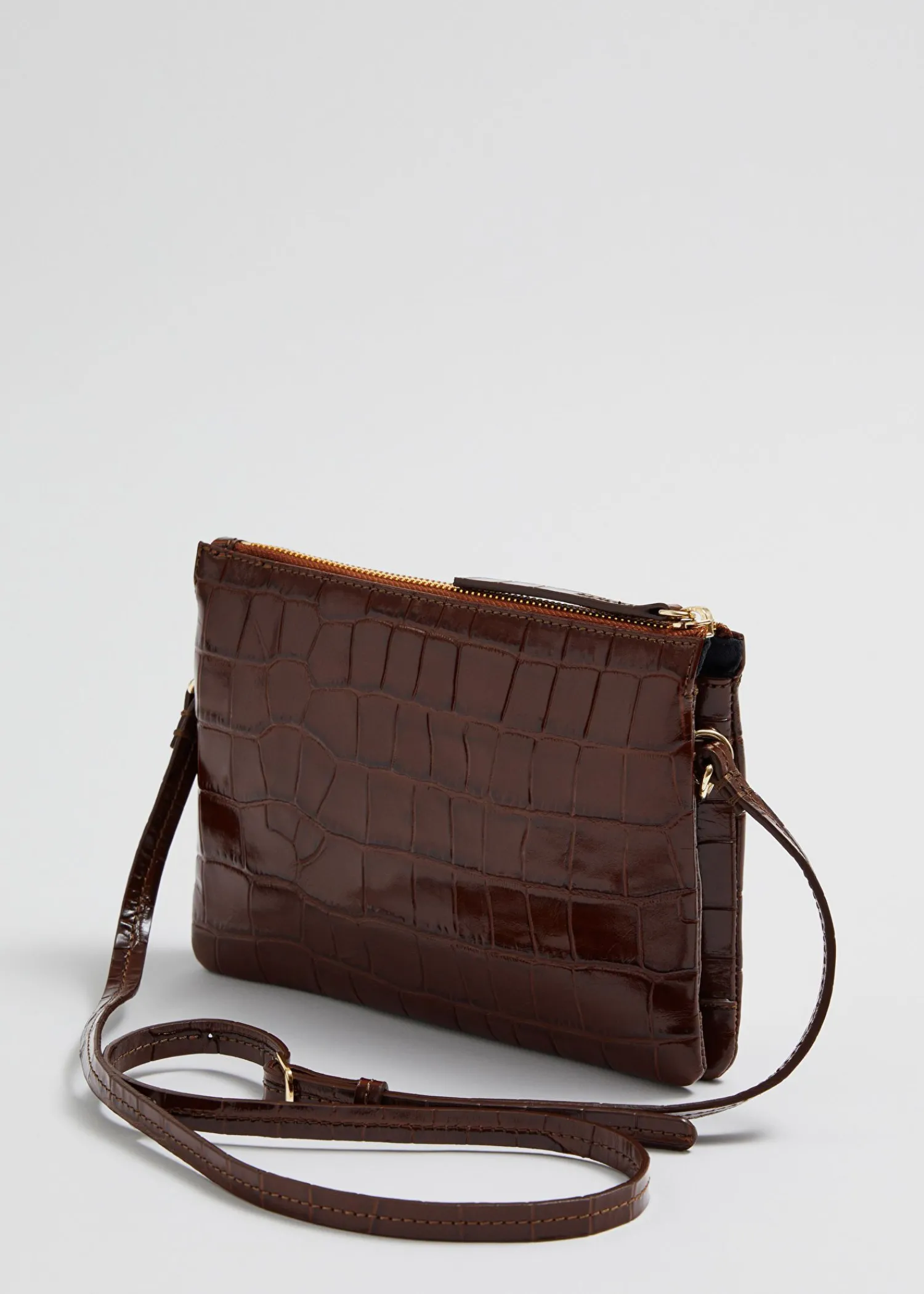 Clearance Croco Laedertaske Kvinder Tasker