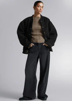 Online Cropped Asymmetrisk Frilled Top Kvinder Toppe